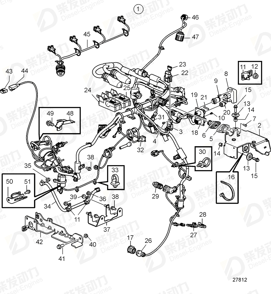 VOLVO Tab housing 874211 Drawing